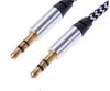 High Quality Nylon Fabric Braided 3.5mm Male to Male Stereo Jack Aux Audio Cable for Car Headphone