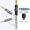 3 Feet 3.5mm 3 Pole Male To Male Car Cigarette Lighter Audio Aux Cable