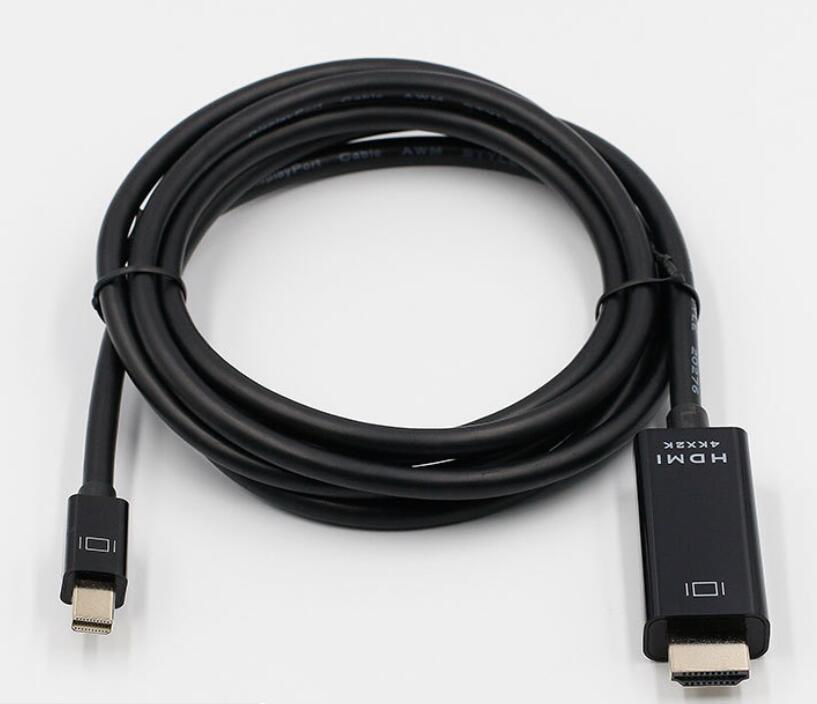 1.8m 6FT Thunderbolt Mini DisplayPort Display Port mini DP Male to HDMI Male Converter cable For Apple Mac Macbook Mac Pro 