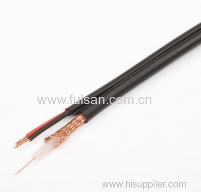 1000ft High Quality Siamese RG59 Coaxial Cable 2DC for CCTV