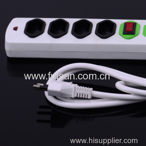 5 Way Extension Power Strip with Earth with Switch