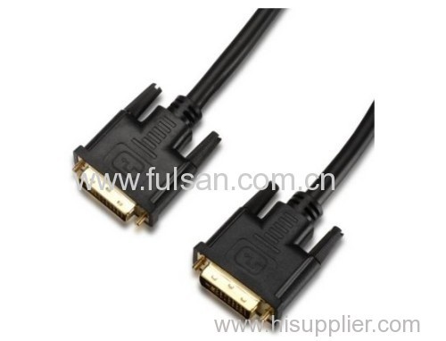 DVI (24+1) Male to Male Cable with RoHS Compliant