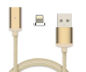 Magnetic Charger Type C Cable 1M Quick Charging LED Metal Micro USB Sync Cable for Samsung Galaxy S7 S7edge Android