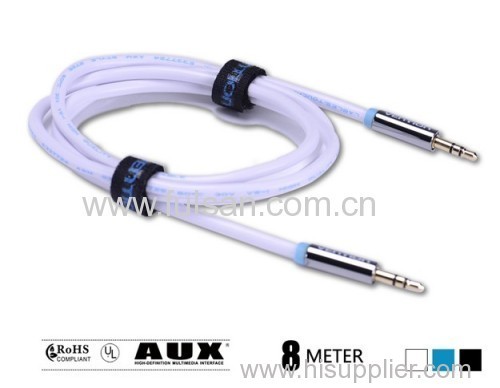 3.5mm Stereo Audio Car Auxiliary AUX Cable For Apple iPhone