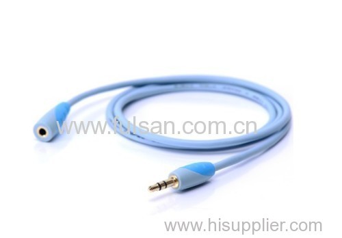High Quality 3.5mm 4 pole 3.5mm M/F Extension Cable 1.5M/6FT