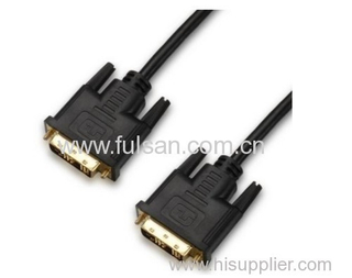 DVI 18+1 Male to Male cable gold plated