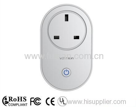 2014 New Remote Control WIFI Smart Socket For UK Type