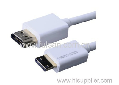 High Quality MINI HDMI Cable to HDMI CABLE Gold-plated