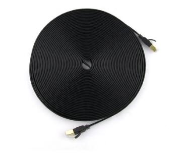 Cat 7 Network Cable Shielded (SFTP) High Speed Solid Flat Internet Lan Computer Patch Cord Ethernet Cable