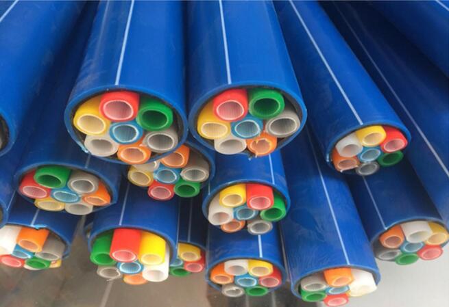 High Quality HDPE Direct Buried 7 Way 14/10mm Tube Bundle for Fiber Cable Blowing 