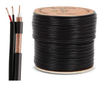 250/300/500m Reel High Copper RG 59 Coaxial CCTV Siamese cable rg59 Black/white Camera Coaxial Cable 