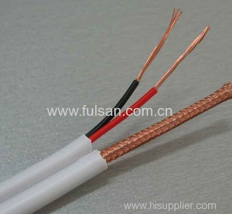 Digital Multimedia Cable 2RG6 and 2Cat6 Combo Cable For CATV