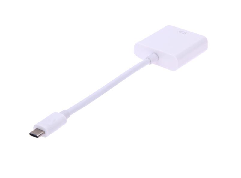 4K USB Type C USB 3.1 USB-C Type-c to DVI Cable Adapter Male to Female Dongle Converter for MacBook Huawei Matebook notebook 