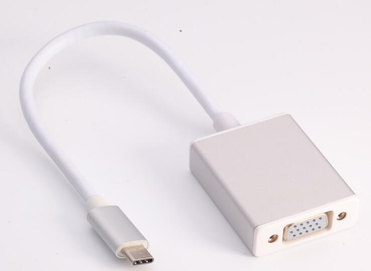 USB C To VGA PD Adapter for Macbook 3 in 1 Type C 