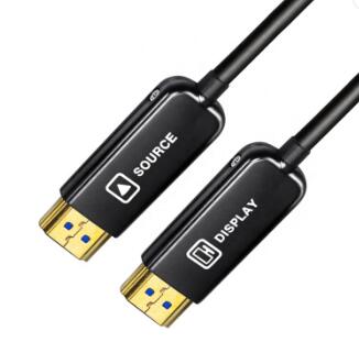 Custom Version A type male to A type male support 4K 3D 15m AOC fiber HDMI 4K cable 