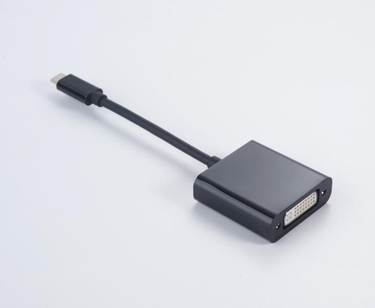 Type C TO DVI USB3.1 Male TO DVI 24+5pin Female Adapter