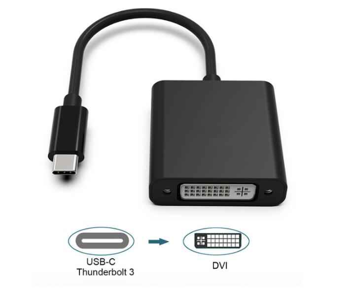 USB 3.1 Type-C to DVI hub USB C to DVI/I Adapter Cable from China .