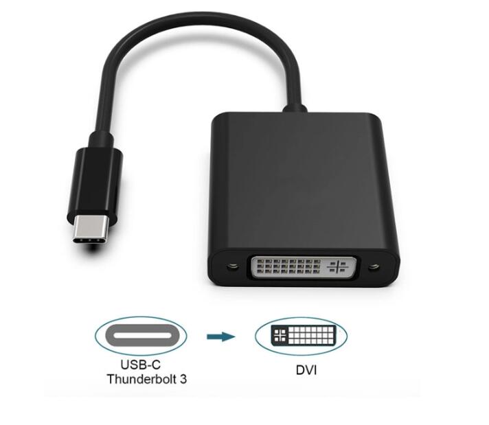 USB 3.1 Type-C to DVI hub USB C to DVI/I Adapter Cable from China ...