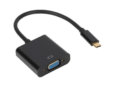 USB3.1 Type-C to VGA Video Adapter USB Type C to VGA Converter with 4K Resolution 